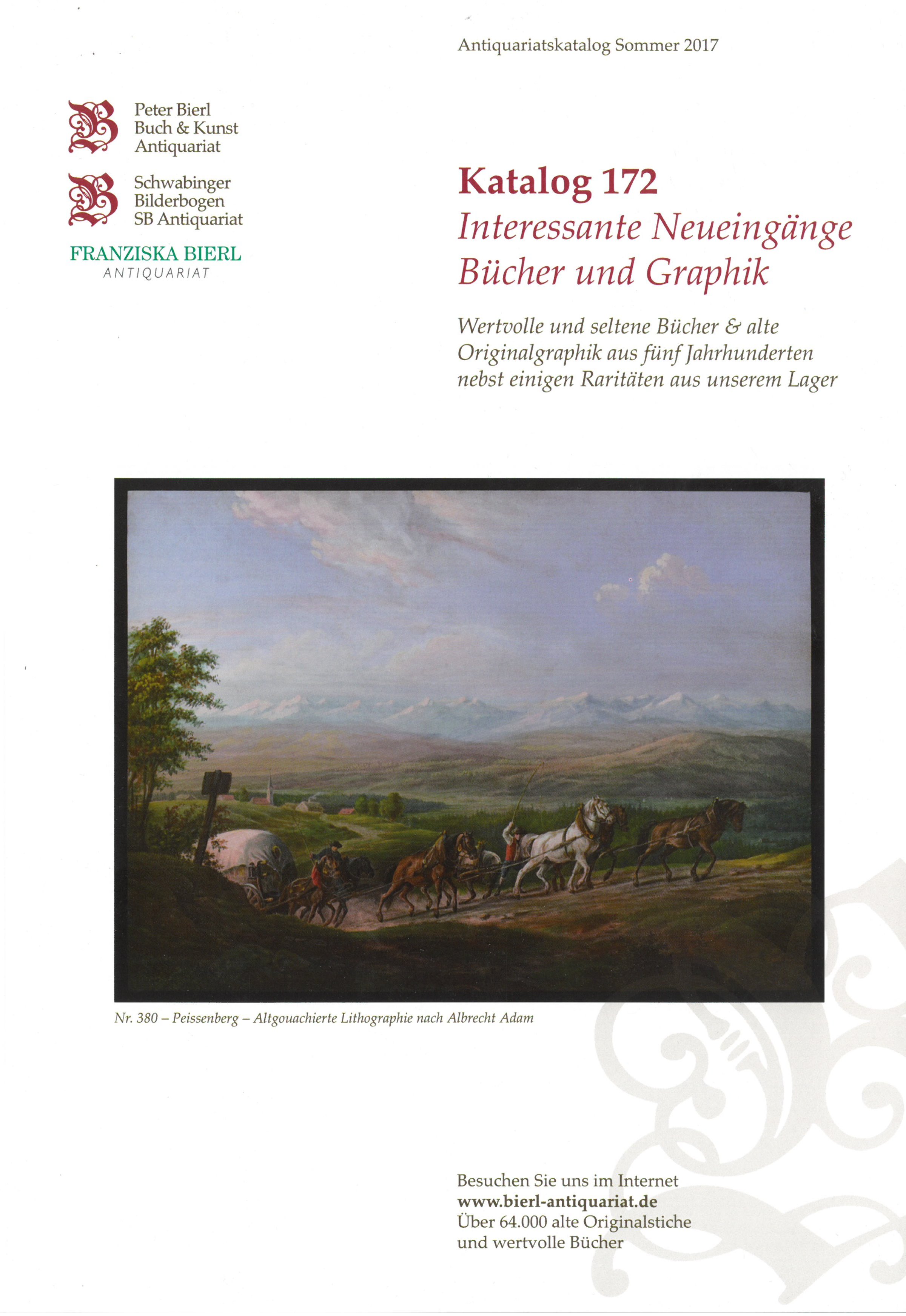 Katalog 172 - Interessante Neueingänge